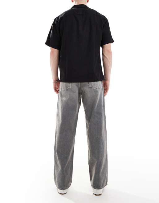 Jack & Jones - Dave - Jeans larghi blu lavaggio vintage, 3 di 5