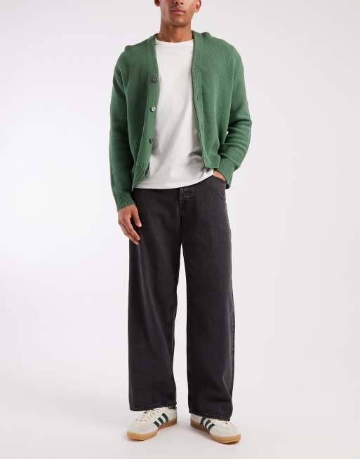 Jack & Jones - Dave - Sorte jeans med vide ben