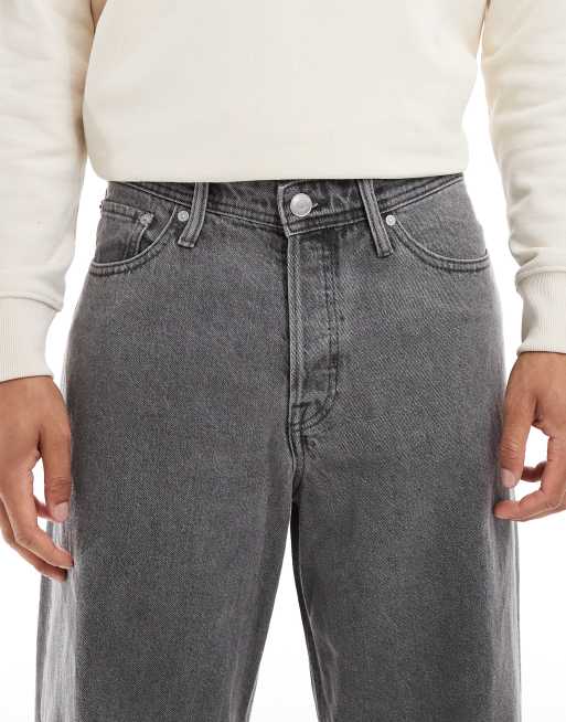 Jack & Jones - Dave - Super baggy jeans in grijs, 4 van 5