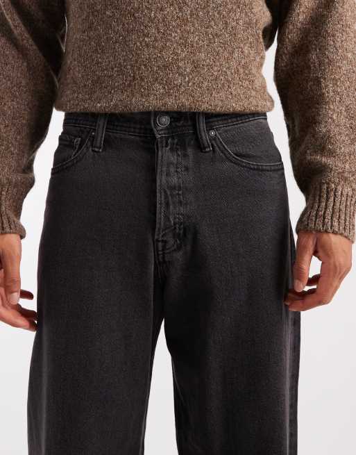 Jack & Jones – Dave – Superweite Jeans in Schwarz, 4 von 5