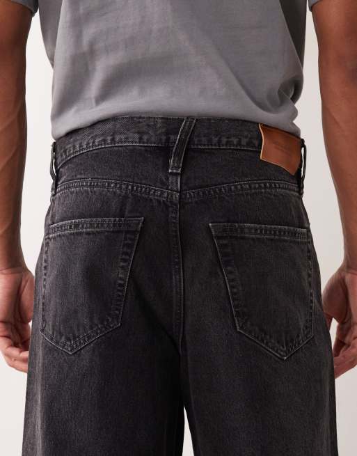 Jack & Jones Dave wide fit jeans in black, 5 of 5