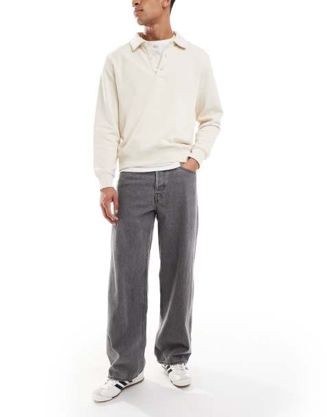 Jack & Jones Dave super baggy jeans in grey