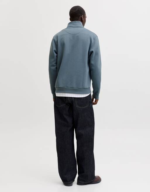 Jack & Jones demi-zip bleu Mirage, 2 de 7