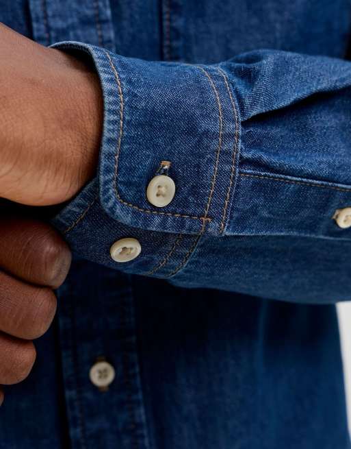 Jack & Jones Denim-Hemd in blauem Denim, 4 von 7