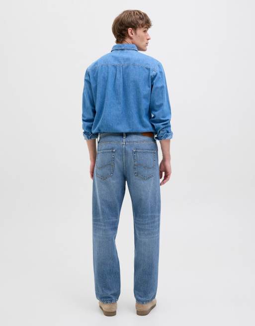 Jack & Jones – Denim-Jeans in Blau mit lockerem Schnitt, 2 von 7