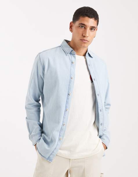 Jack & Jones denim shirt in light blue - view 1