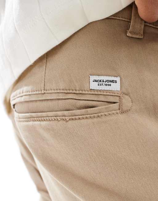Jack & Jones – Dopasowane beżowe chinosy, 3 z 5