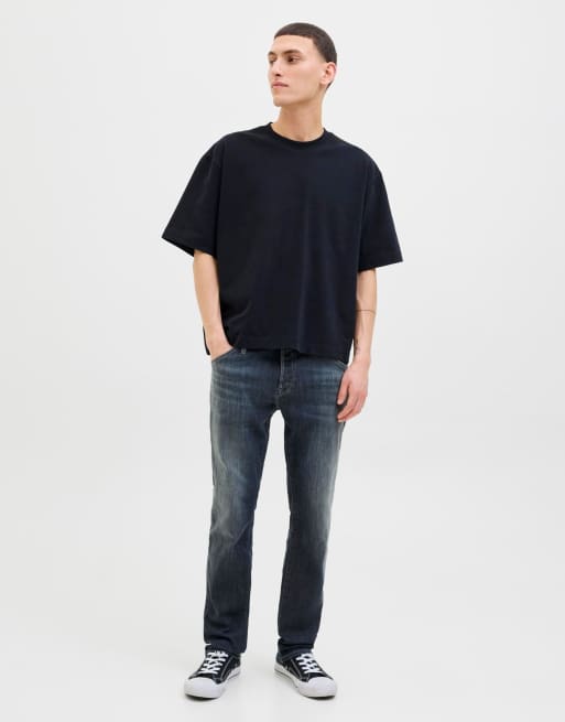 Jack & Jones – Dopasowane niebieskie jeansy, 3 z 7