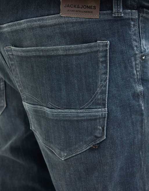 Jack & Jones – Dopasowane niebieskie jeansy, 4 z 7