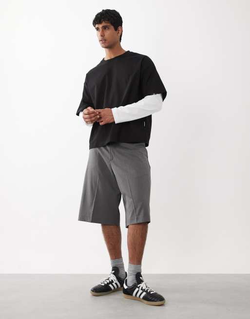 Jack & Jones – Doppellagiges T-Shirt in Schwarz, 2 von 5