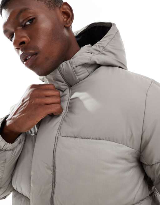 Jack & Jones - Doudoune à capuche - Gris, 5 de 5