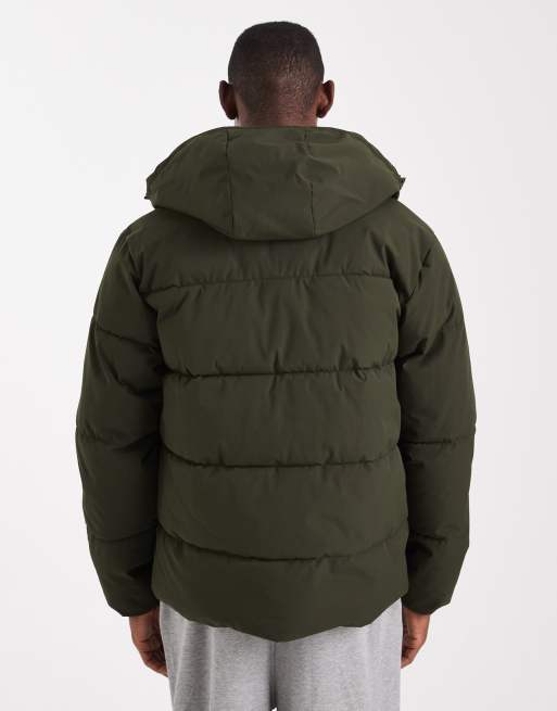 Jack & Jones - Doudoune à capuche - Vert olive, 3 de 5