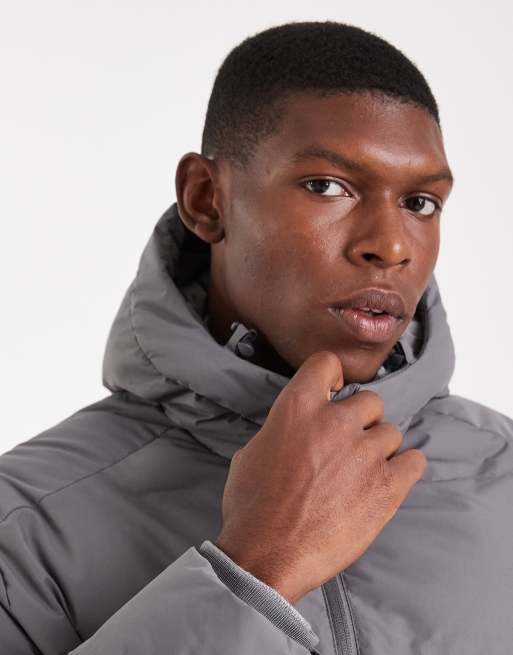 Jack & Jones - Doudoune épaisse à capuche - Gris, 5 de 5