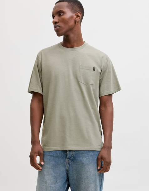 Jack & Jones Dover relaxed fit crew neck short sleeve t-shirt in grey - view 1