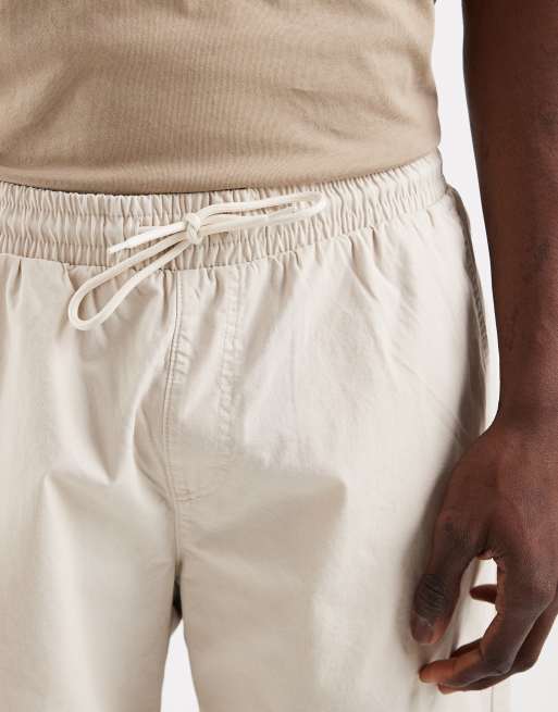 Jack & Jones drawstring chino shorts in beige, 3 of 5