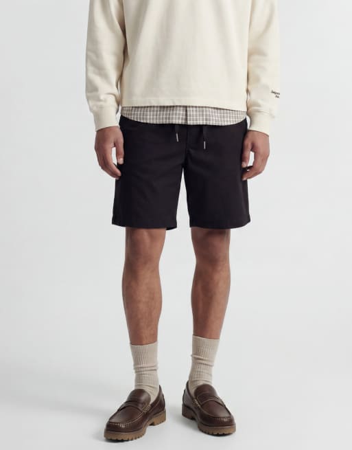 Jack & Jones drawstring chino shorts in black, 2 of 5