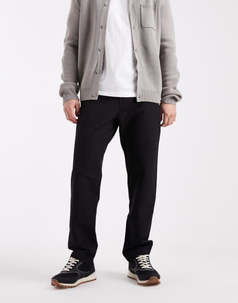 Jack & Jones drawstring pants in black - view 1