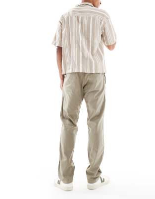 Jack & Jones Drawstring Pants In Neutral