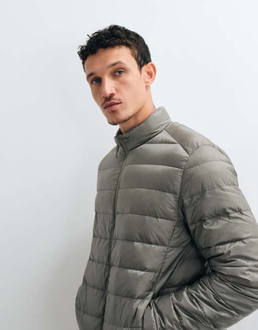 Jack & Jones dunpufferjacka i beige, 3 av 5
