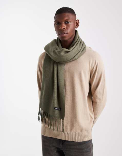 Jack & Jones - Écharpe à franges - Kaki - view 1
