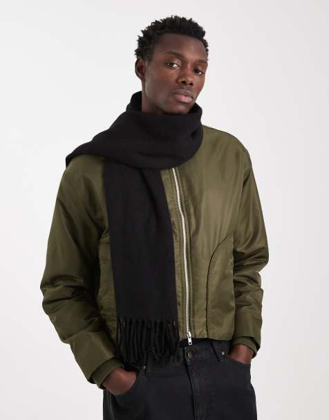 Jack & Jones - Écharpe à franges - Noir - view 1