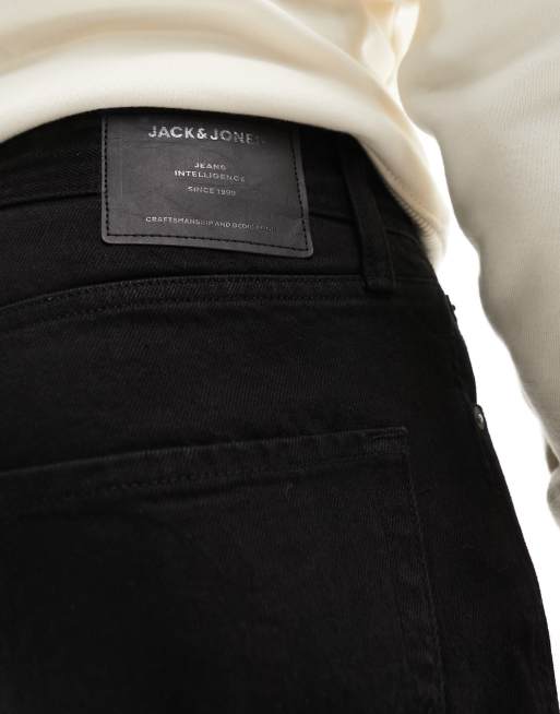 Jack & Jones Eddie baggy fit jeans in black , 2 of 5