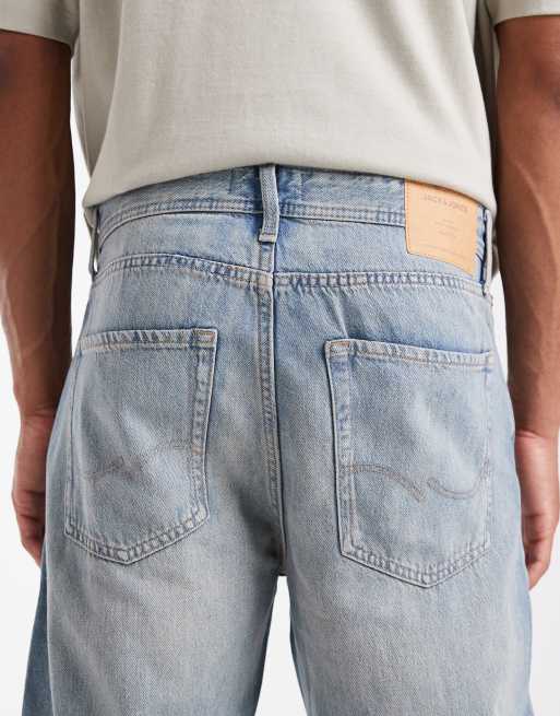 Jack & Jones Eddie baggy jeans in blue, 4 of 5