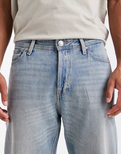 Jack & Jones Eddie baggy jeans in blue, 5 of 5