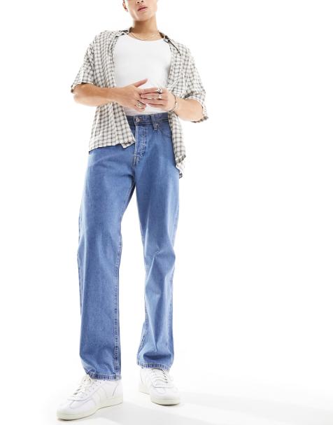 Jack & Jones Eddie baggy jeans in stonewashed blue - view 1