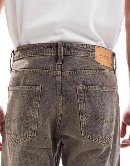 Jack & Jones - Eddie - Brune løstsiddende jeans med tonet finish, 5 af 5