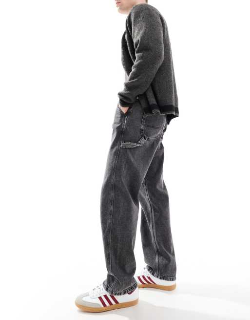 Jack & Jones – Eddie – Czarne sprane jeansy typu carpenter o luźnym kroju, 3 z 5