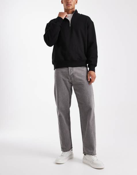 Jack & Jones - Eddie - Grå løse jeans - view 1