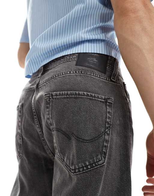 Jack & Jones – Eddie – Grå, tvättade jeans med ledig passform , 4 av 5
