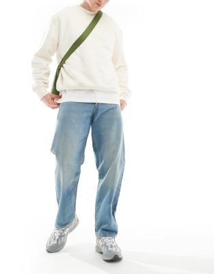 Jack & Jones - Eddie - Jean ample - Bleu délavé