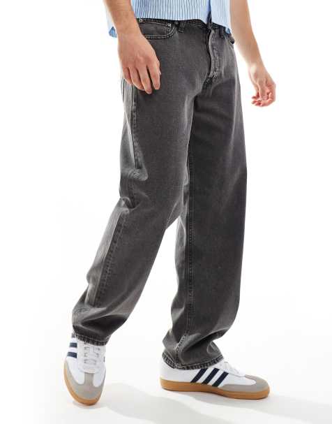 Jack & Jones - Eddie - Jean ample - Gris délavé - view 1