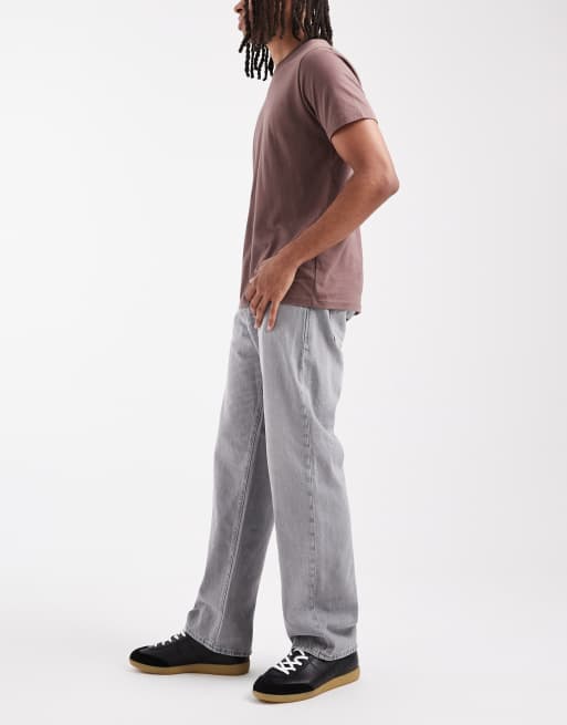 Jack & Jones - Eddie - Jean rigide large - Gris clair délavé, 3 de 5