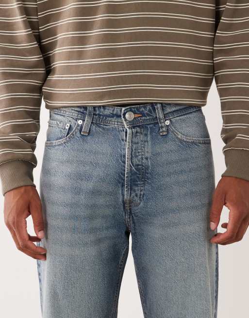 Jack & Jones - Eddie - Jeans ampi blu slavato, 4 di 5