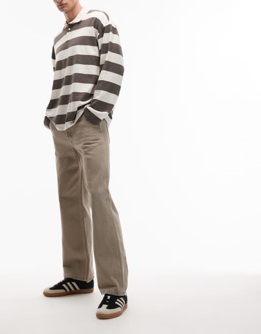 Jack & Jones - Eddie - Jeans ampi marrone slavato, 3 di 5