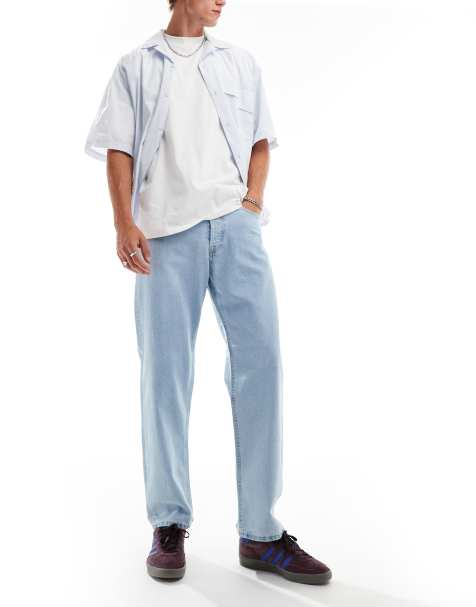 Jack & Jones - Eddie - Jeans med løs pasform i lyseblå vask - view 1