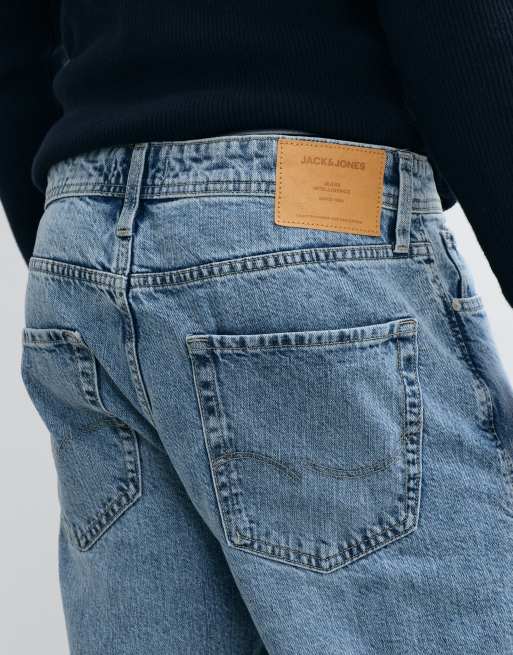 Jack & Jones – Eddie – Ljusblå, tvättade jeans med ledig passform, 2 av 5