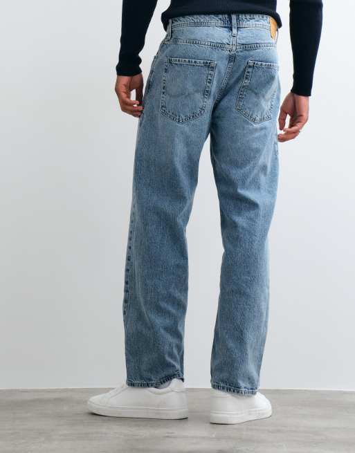 Jack & Jones Eddie loose fit jeans in light blue wash, 5 of 5