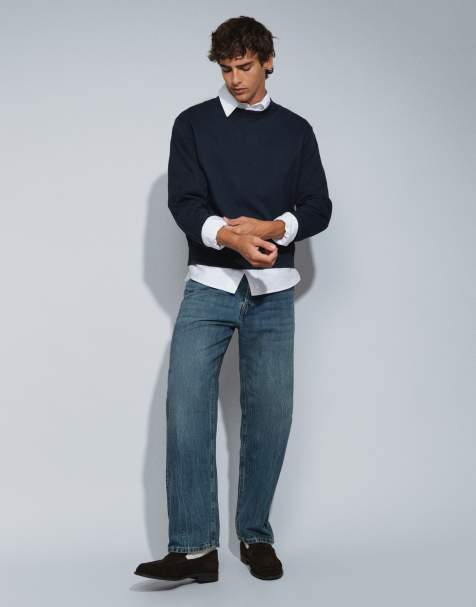 Jack & Jones Eddie loose fit jeans in mid blue wash - view 1