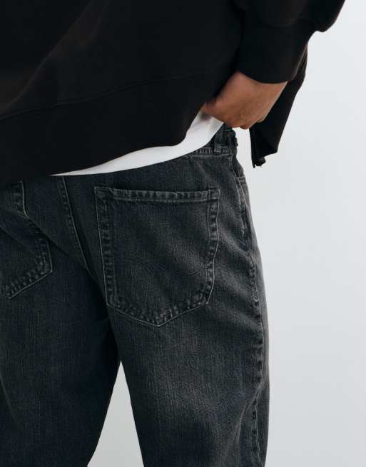 Jack & Jones Eddie Loose-Fit-Jeans in Schwarz gewaschen, 4 von 5