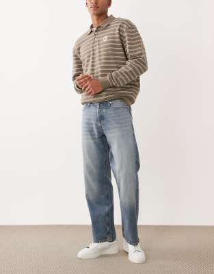 Eddie - Loose-Fit-Jeans in verwaschenem Blau Blau W31 L32