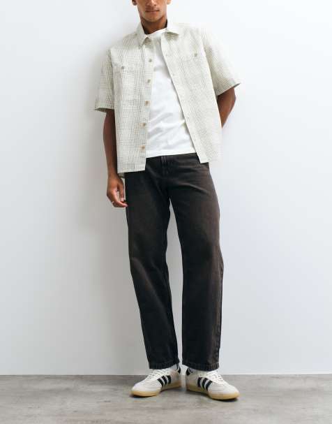 Jack & Jones Eddie Loose Jeans in Braun-Waschung - view 1