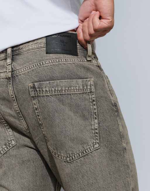 Jack & Jones Eddie loose jeans in gray wash with tint, 3 of 5