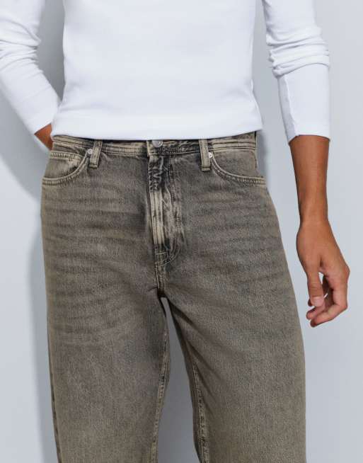 Jack & Jones Eddie loose jeans in gray wash with tint, 4 of 5
