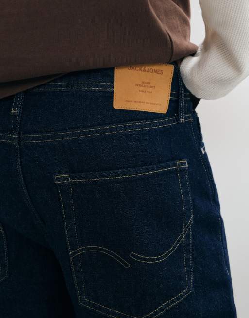 Jack & Jones Eddie loose jeans in raw indigo wash, 4 of 5