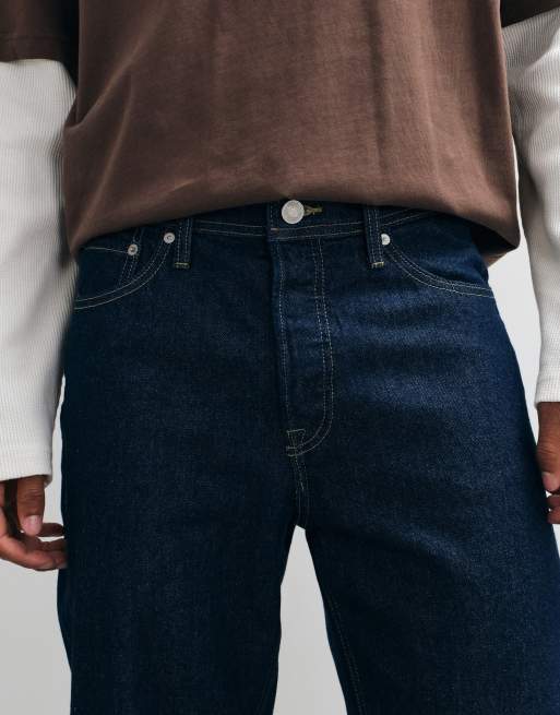 Jack & Jones Eddie loose jeans in raw indigo wash, 5 of 5