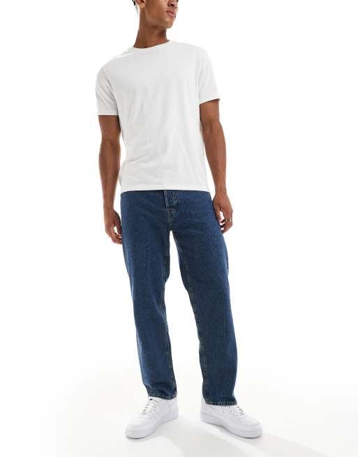 Jack & Jones Eddie loose jeans in vintage blue